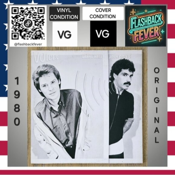HALL & OATES•Voices•RCA Victor (#AQL1-3646)•Indianapolis Pressing - Picture 1 of 14
